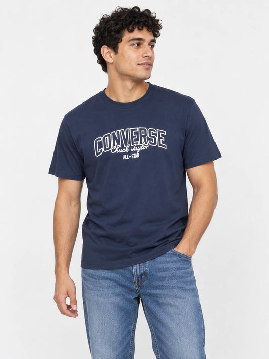 Remera Converse Chuck Taylor Azul — vista principal