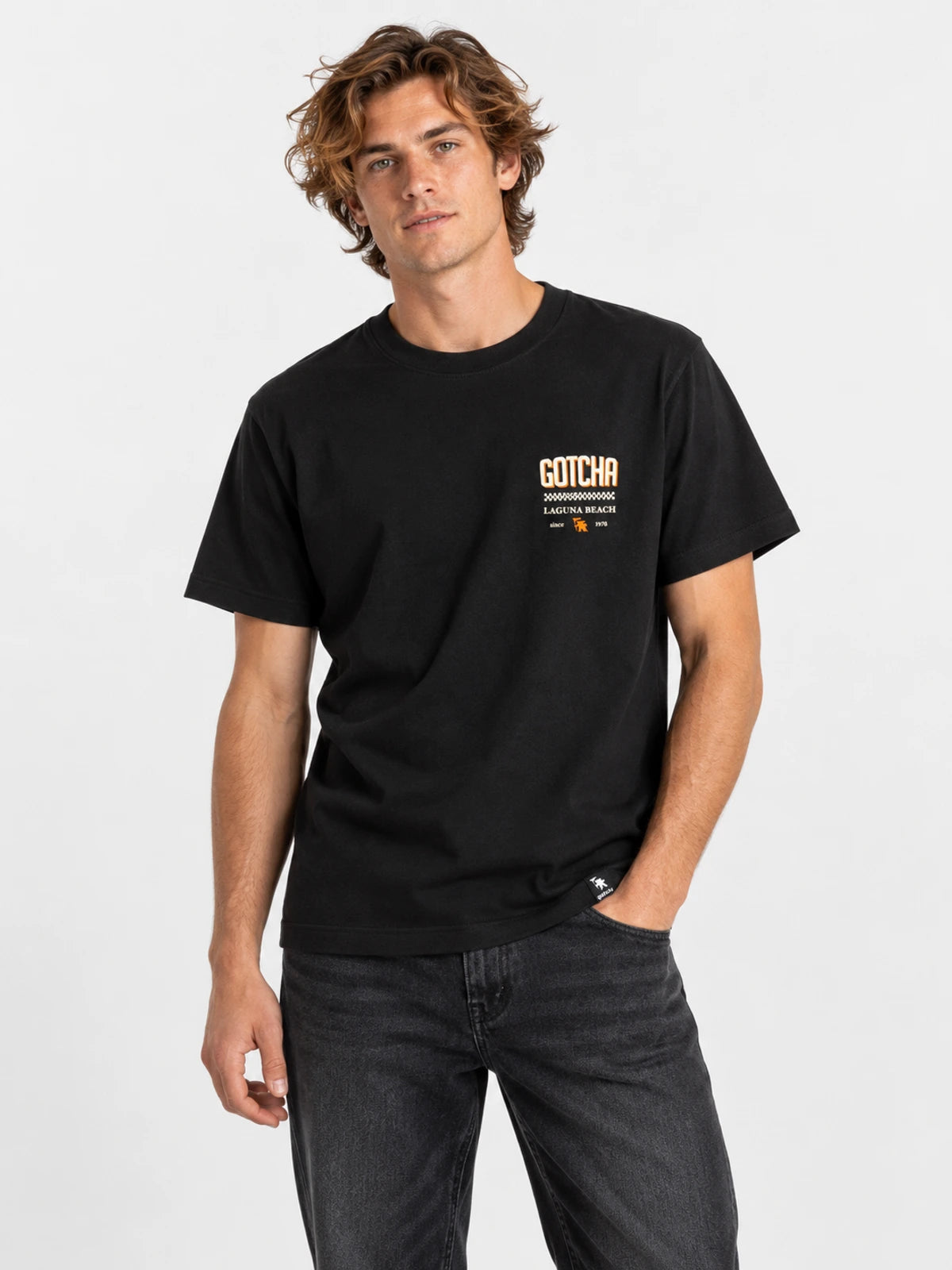Remera Gotcha Icon Negro — vista principal