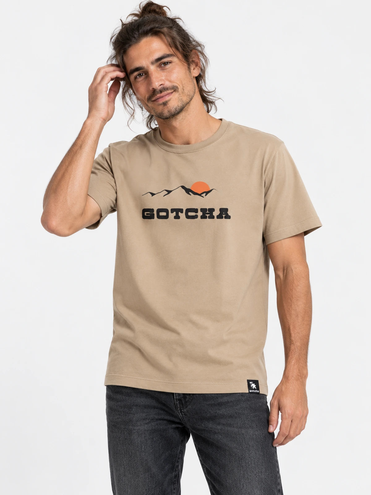 Remera Gotcha Lakeland Beige — vista principal
