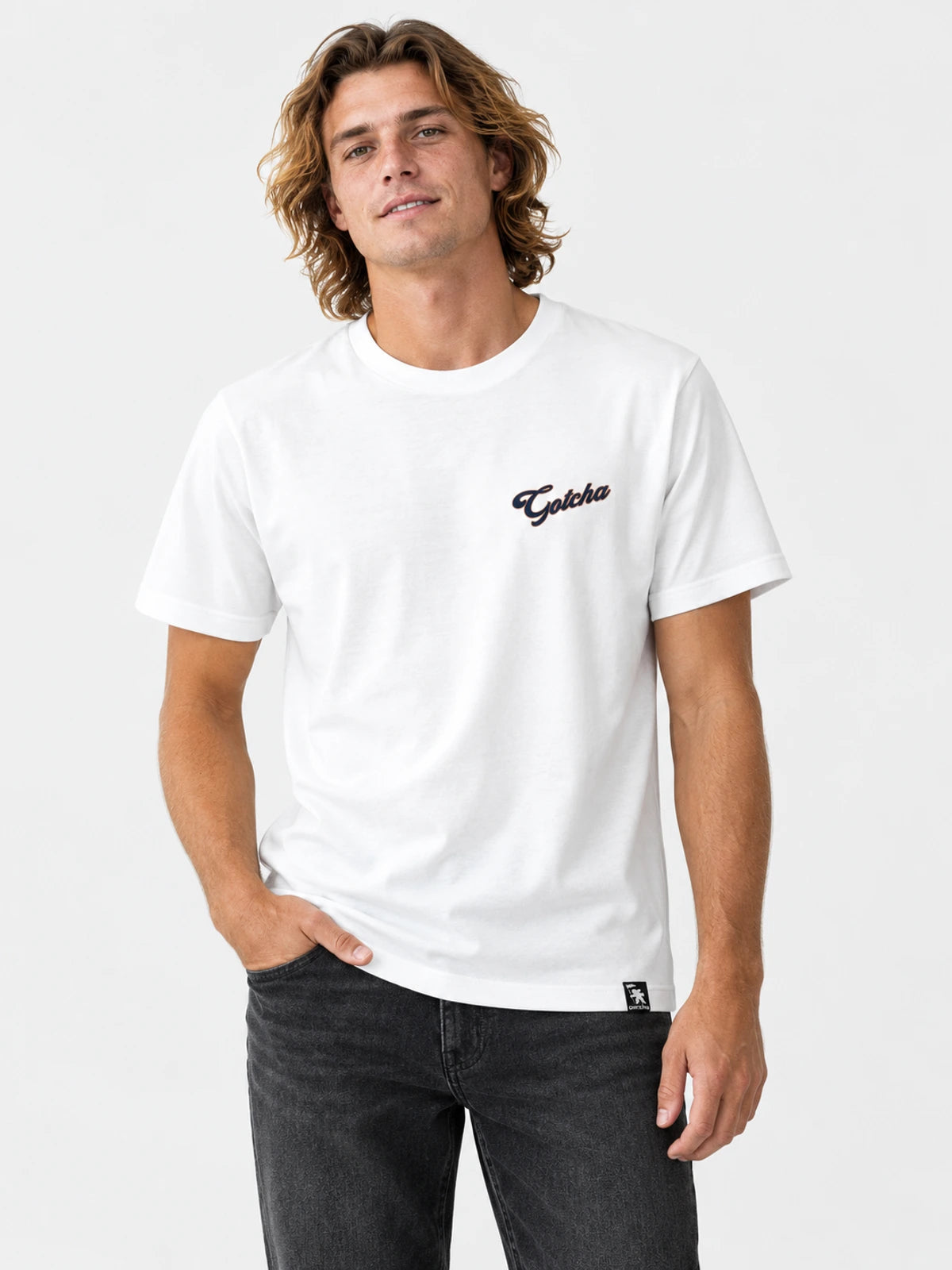 Remera Gotcha Caribbean Fish Blanco — vista principal