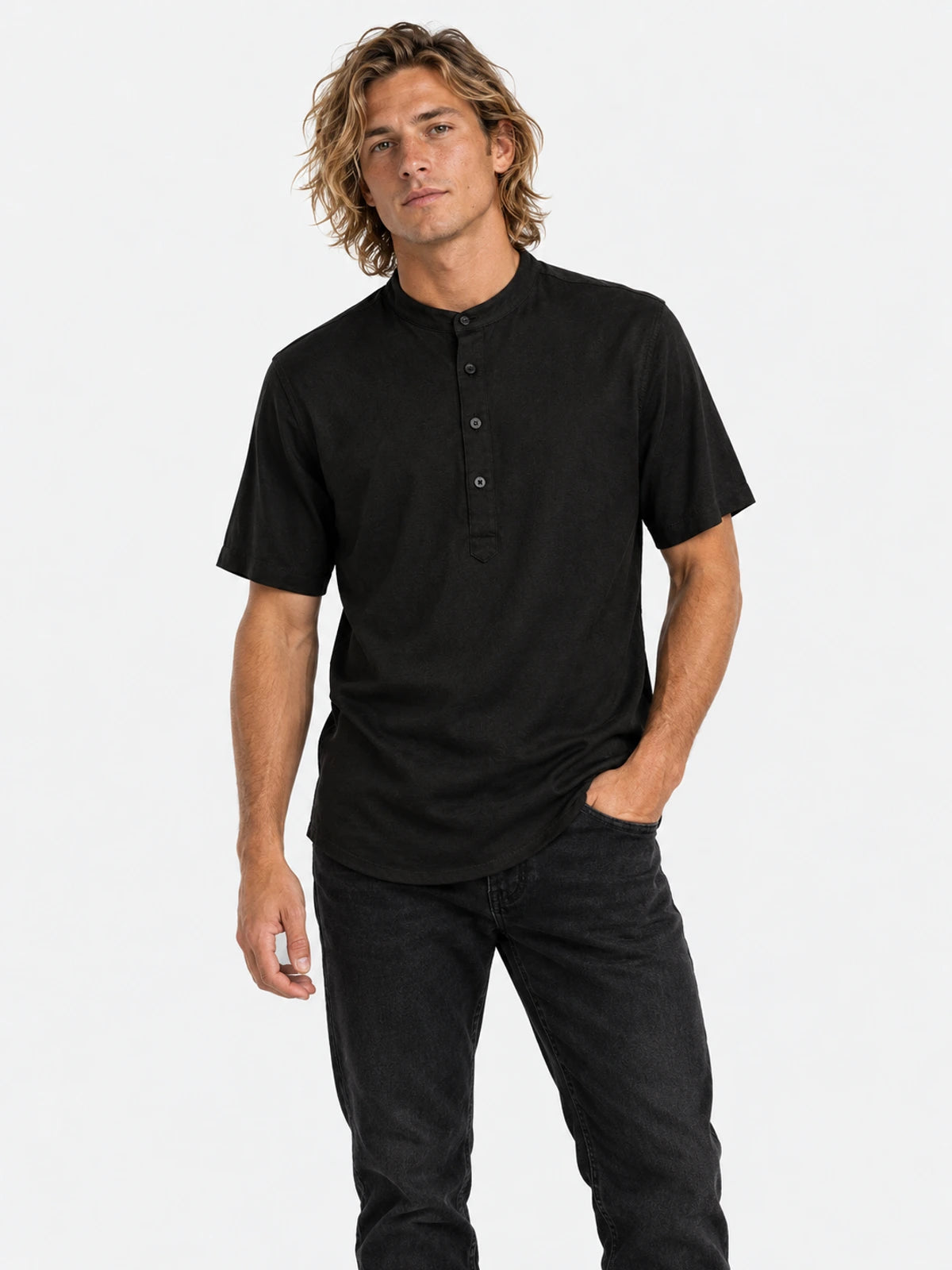Camisa Gotcha Shirt Mao Negro — vista principal