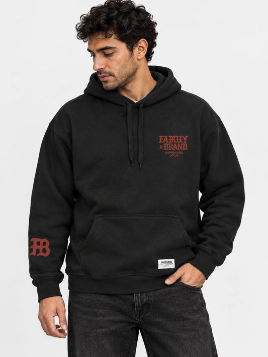 Buzo Familyarg x Brand & Co Iron Negro — vista principal