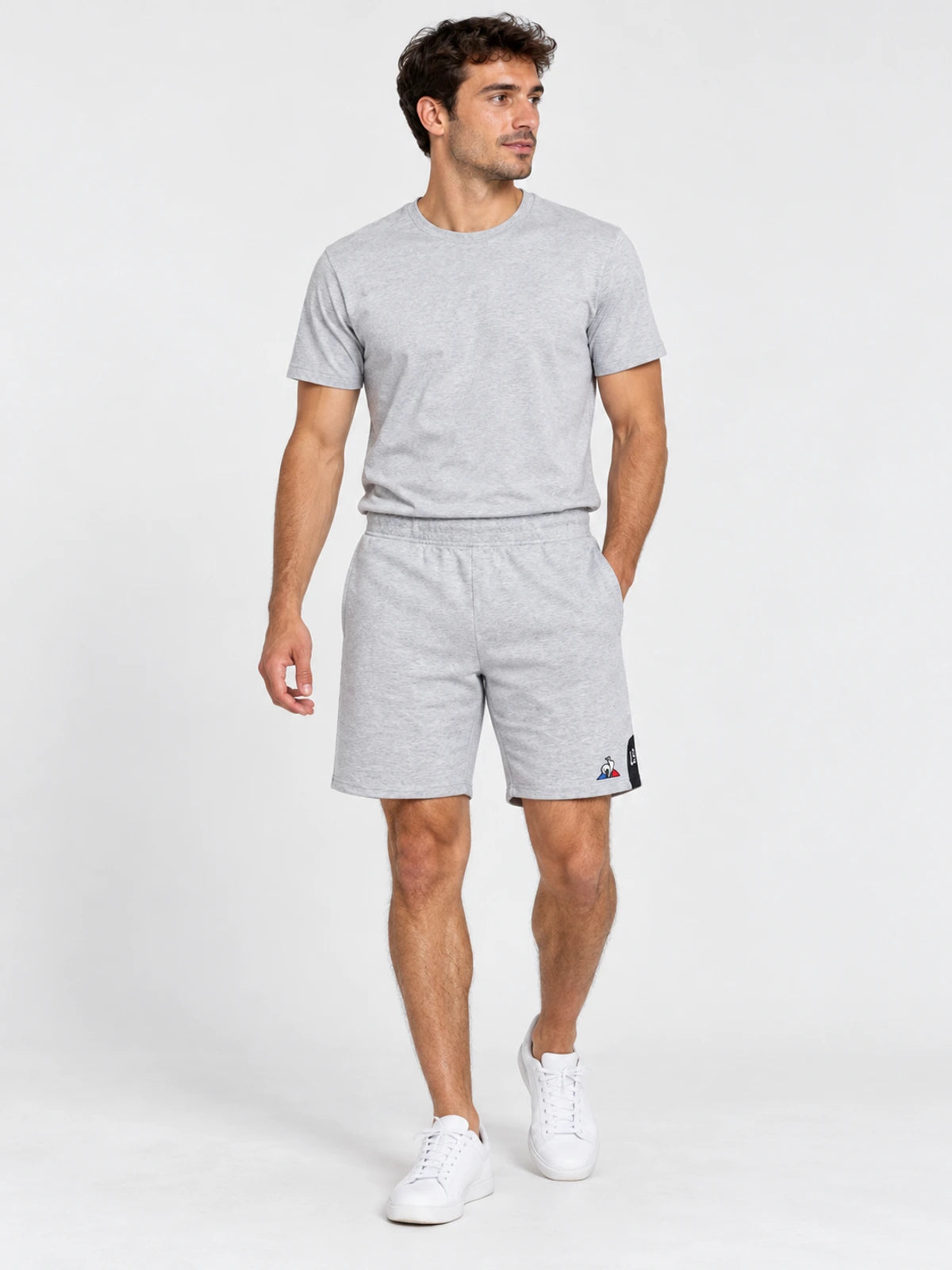 Short Le Coq Sportif Ess Short Regular N°2 M Gris C — vista principal