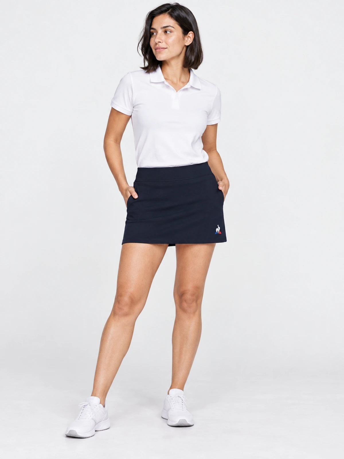 Short Mujer Le Coq Sportif Tennis Jupe-short N°2 W Black — vista principal