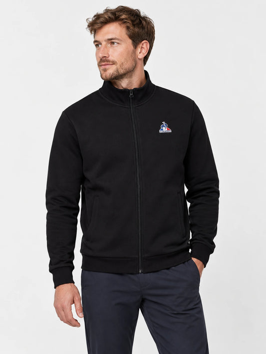 Campera Le Coq Sportif Ess Fz Sweat Negro — vista principal