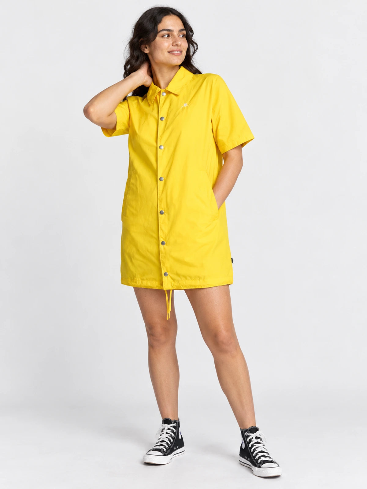 Vestido Converse Andover Twill Amarillo — vista principal