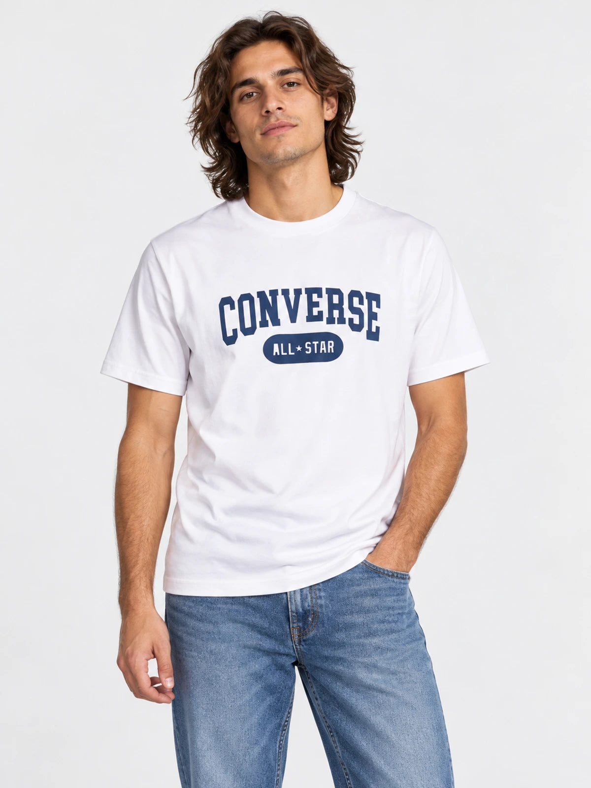 Remera Converse Retro All Star Blanco — vista principal