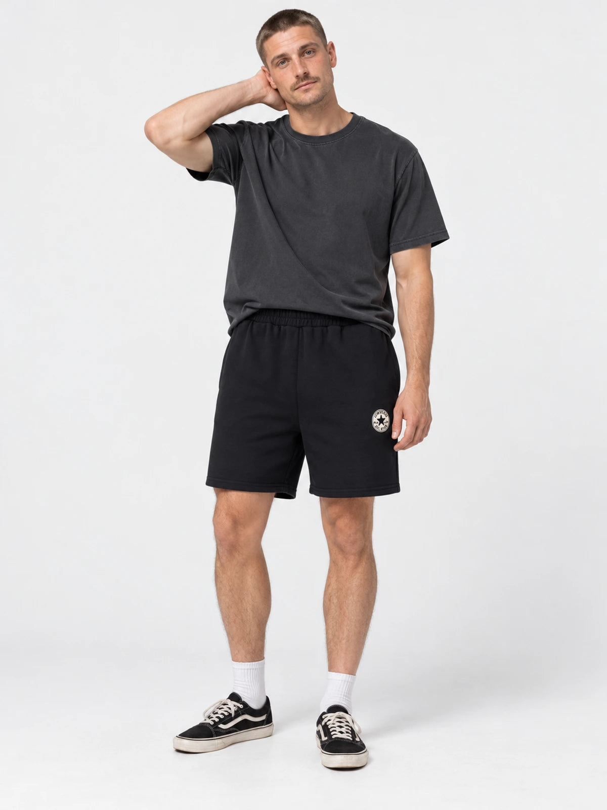 Short Converse All Star Patch Negro — vista principal