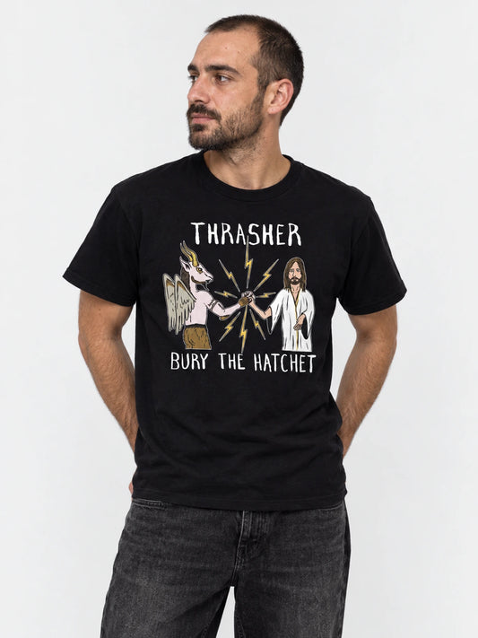 Remera Thrasher B.T.H Negro — vista principal