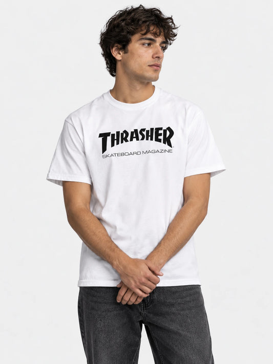 Remera Thrasher Skatemag Blanco — vista principal