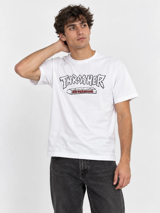 Remera Thrasher No Parking Blanco — vista principal