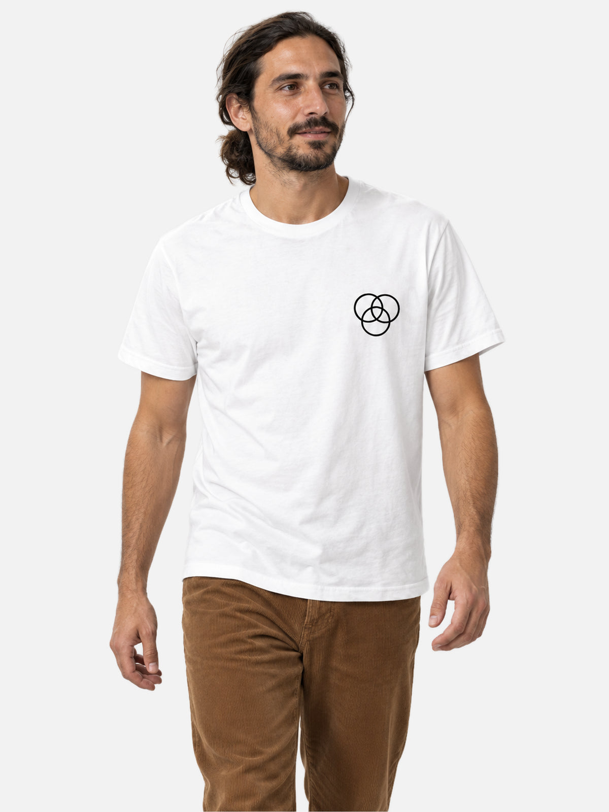 Remera Good Full Flor Blanco — vista principal
