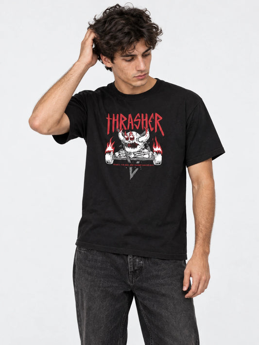 Remera Thrasher Monster Gram Negro — vista principal