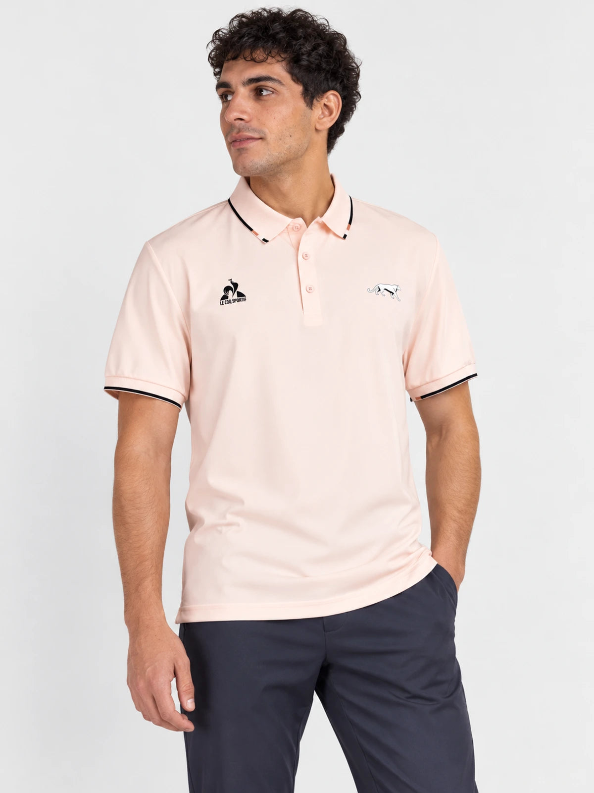 Chomba Le Coq Sportif Pumas Polo Tee Lt. Peach — vista principal