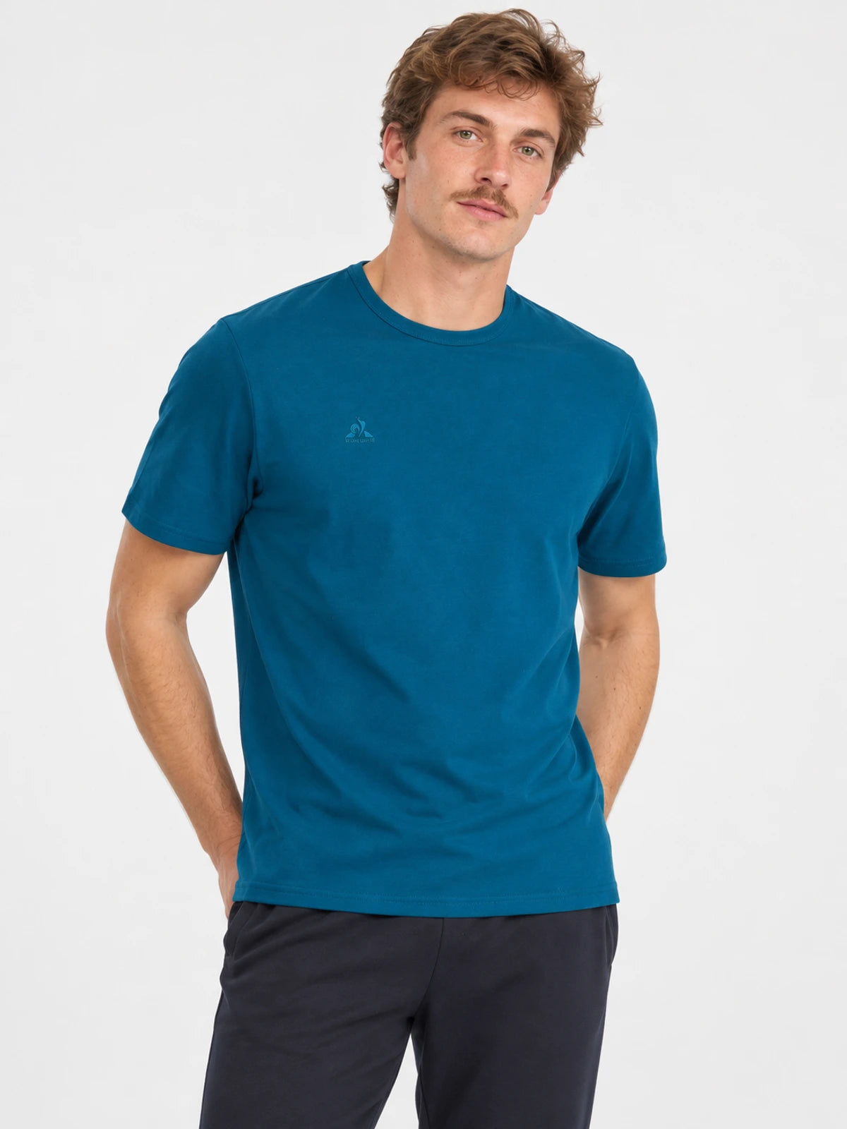 Remera Le Coq Sportif Monochrome Tee Azul Marino — vista principal