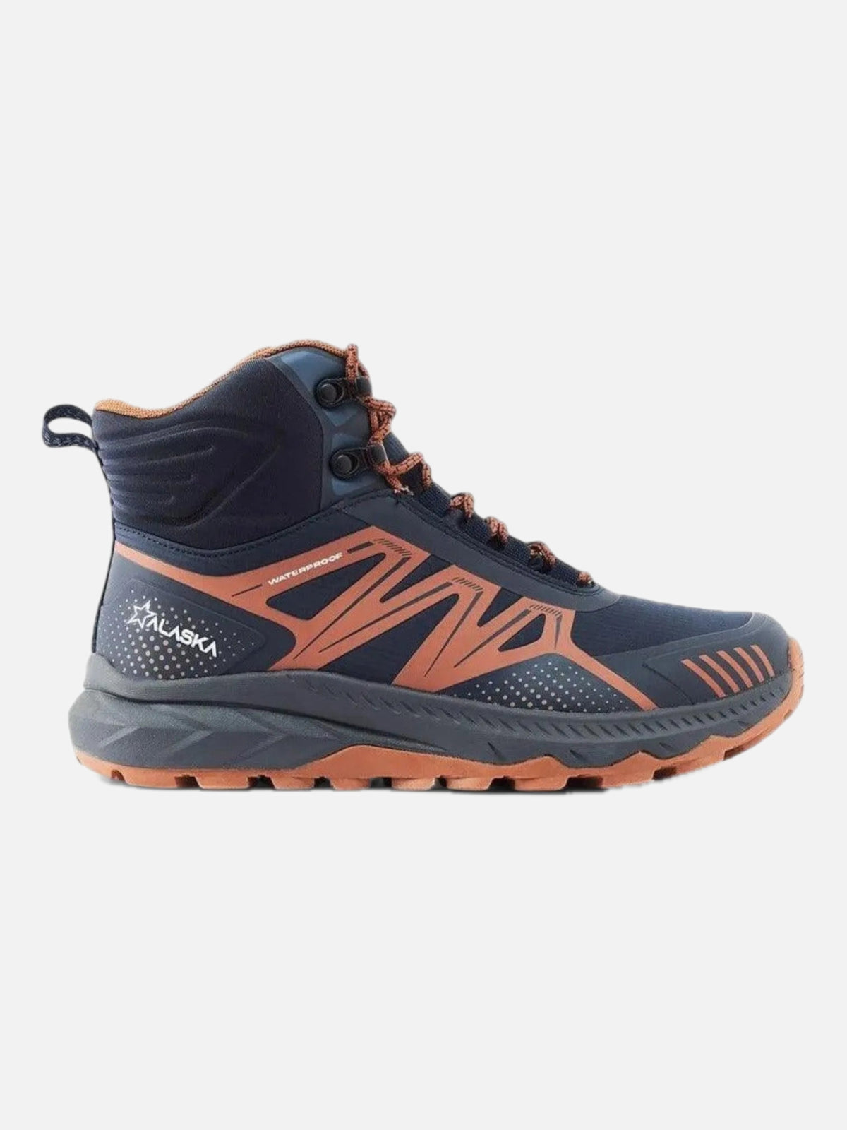 Botas Alaska Aliwen Trekking Azul Naranja — vista principal