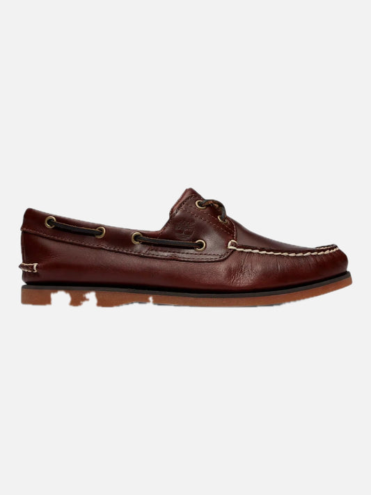 Zapatos Mocasines Timberland Classic Two Eye Nauticos Marrón — vista principal