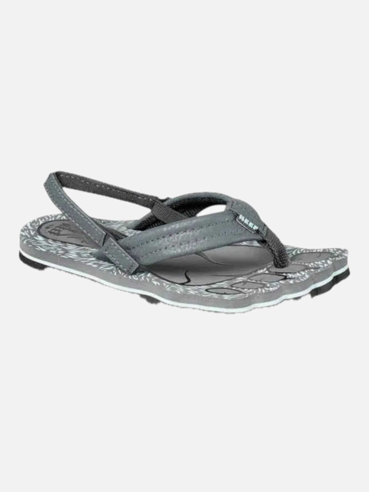 Ojota Reef Niño Grom Creatures Gris — vista principal
