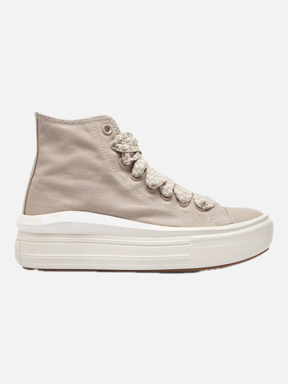 Zapatillas Converse Chuck Taylor Move Hi Platform Beige — vista principal