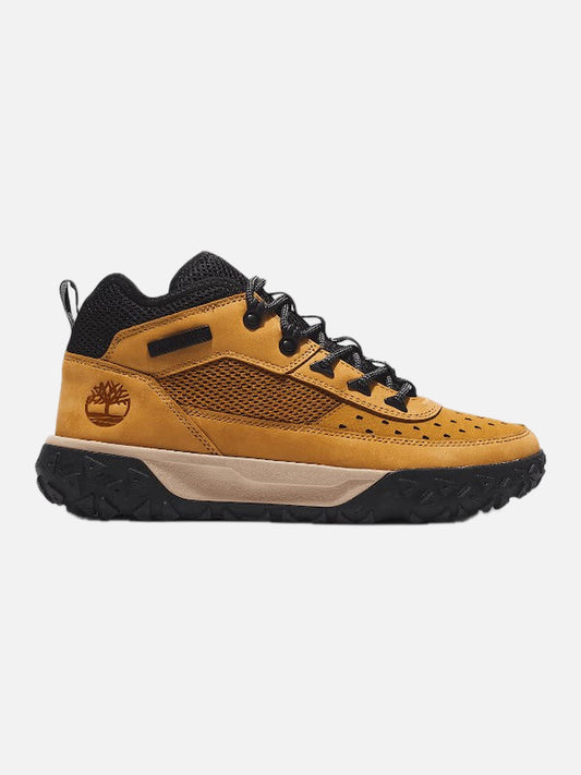 Botas Timberland Greenstride Motion 6 Mid Lace Beige Negro — vista principal