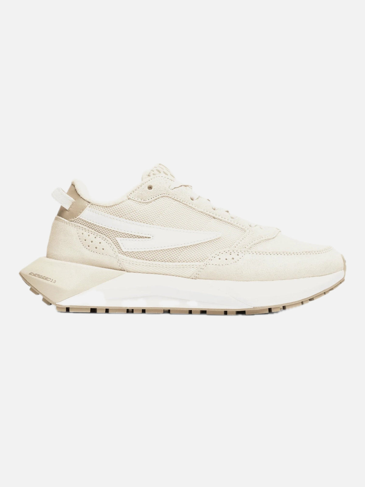 Zapatillas Fila Mujer Racer Energized Beige Blanco — vista principal