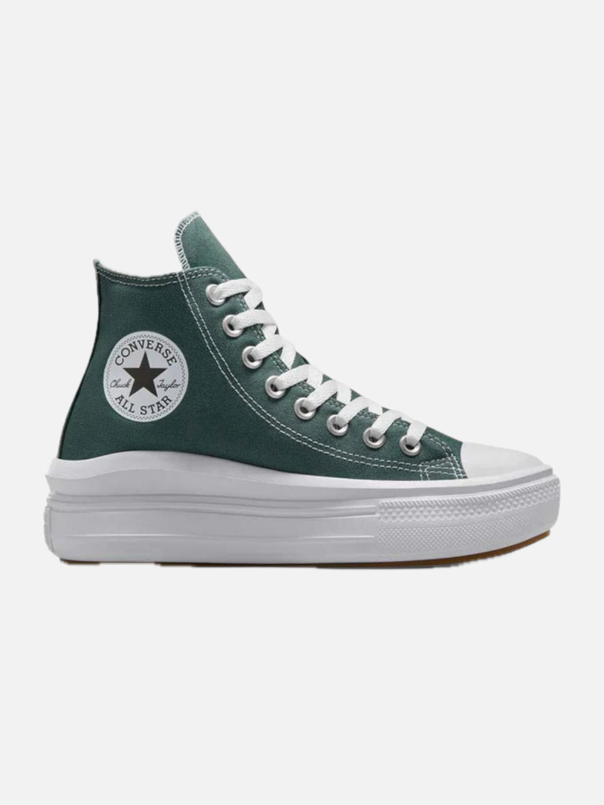Zapatillas Converse Chuck Taylor Move Hi Platform Verde — vista principal