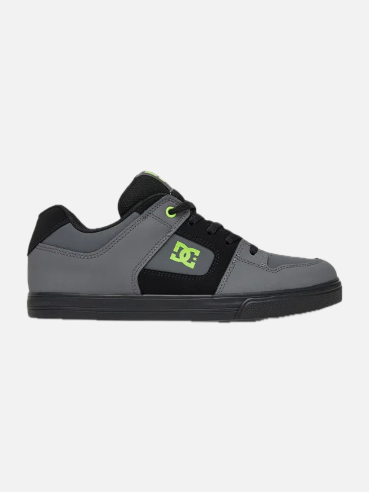 Zapatillas DC Pure Niño Negro Gris Verde — vista principal