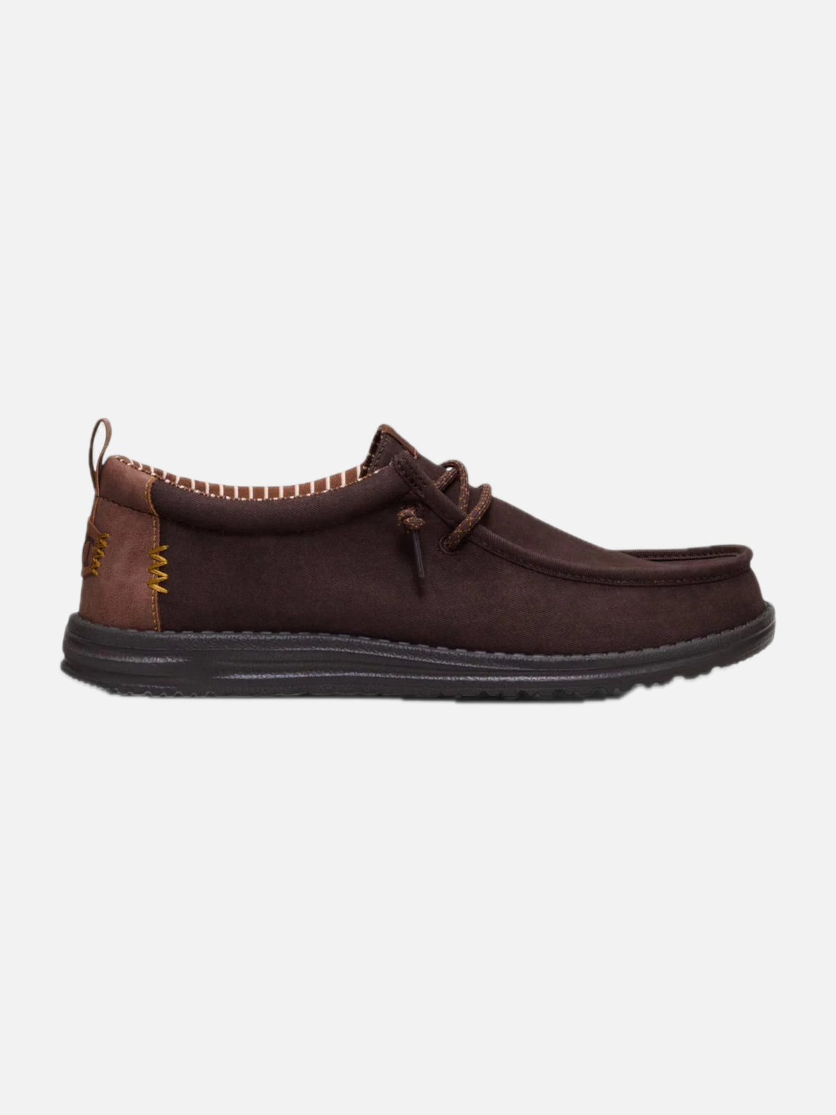 Zapatos Hey Dude Wally Vintage Classic Marrón — vista principal
