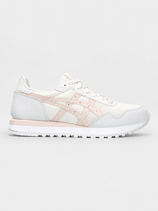 Zapatillas Asics Mujer Tiger Runner II Blanco Beige — vista principal