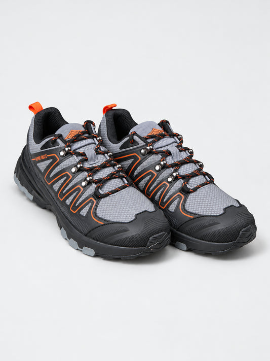 Zapatillas Alpine Skate Sagitta Trekking Senderismo Gris Naranja — vista principal