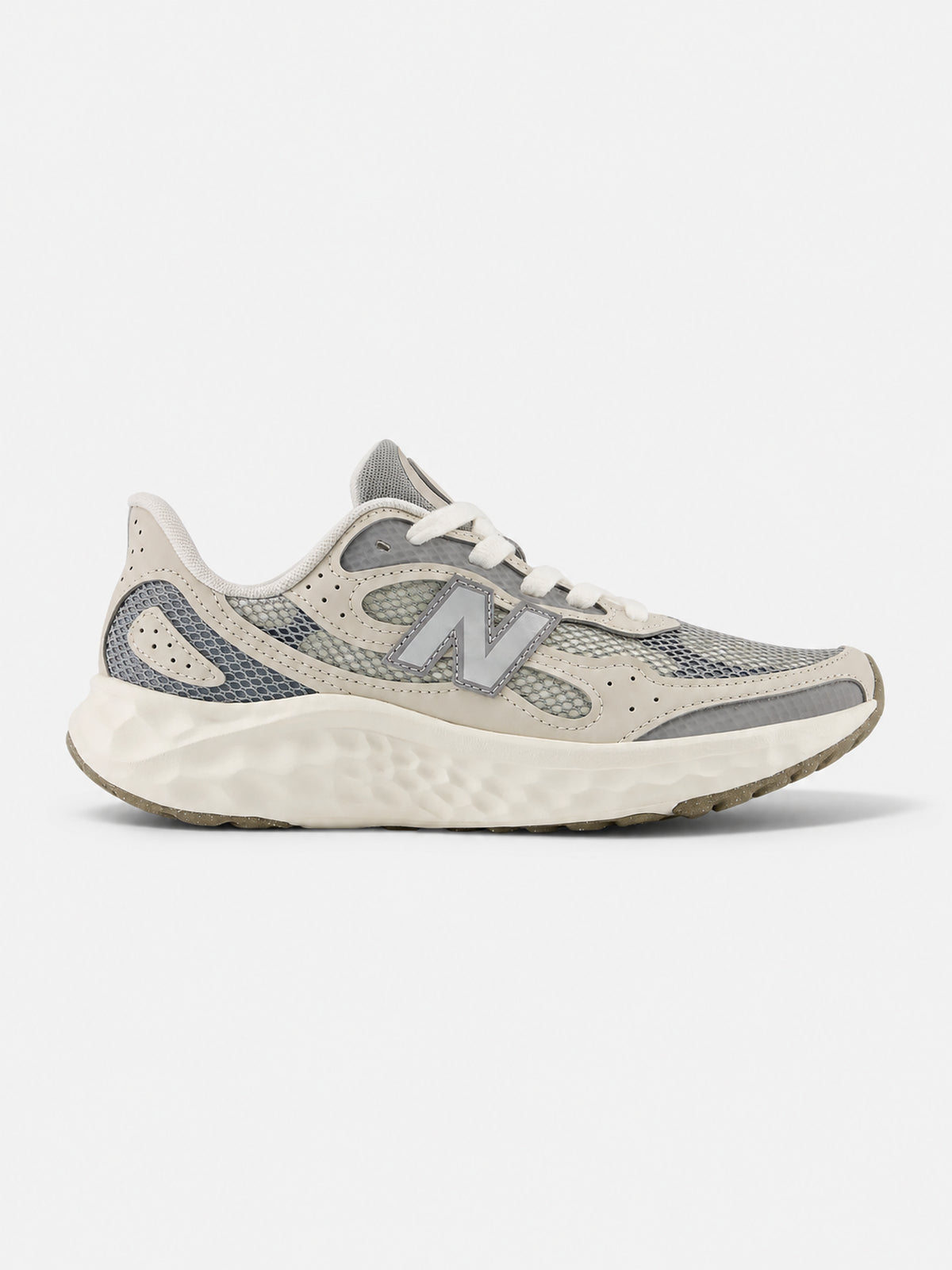 Zapatillas New Balance Mujer Fresh Foam Arishi Gris Crudo — vista principal