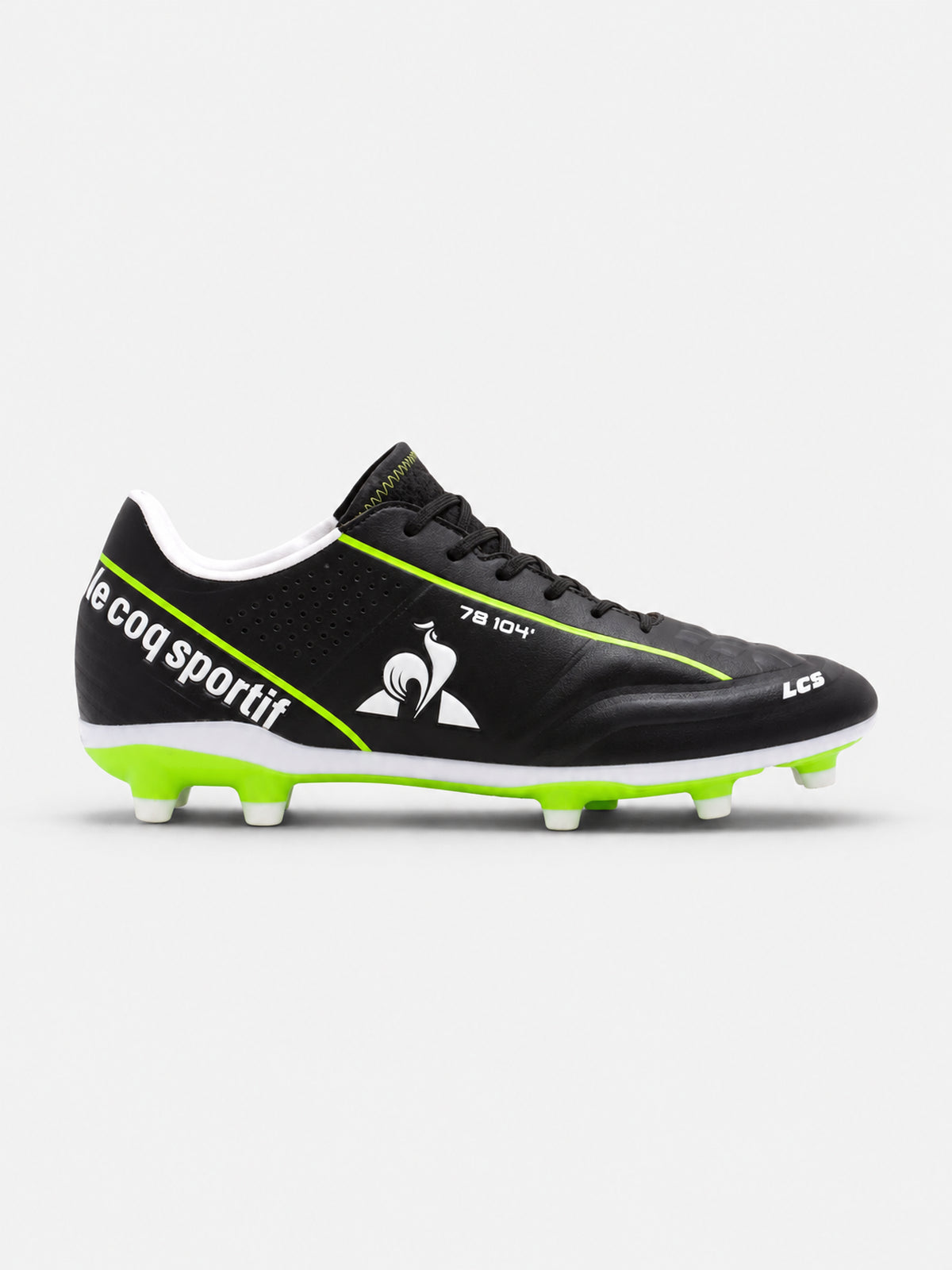 Botines Le Coq Sportif Magic Match 78 104' Negro Lima — vista principal