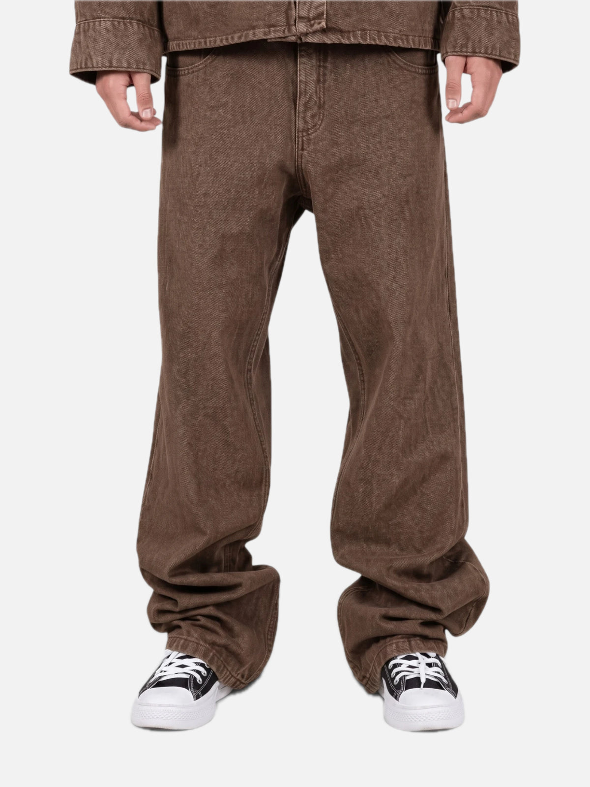 Pantalon Jean NTF Nebraska Relax Brown — vista principal