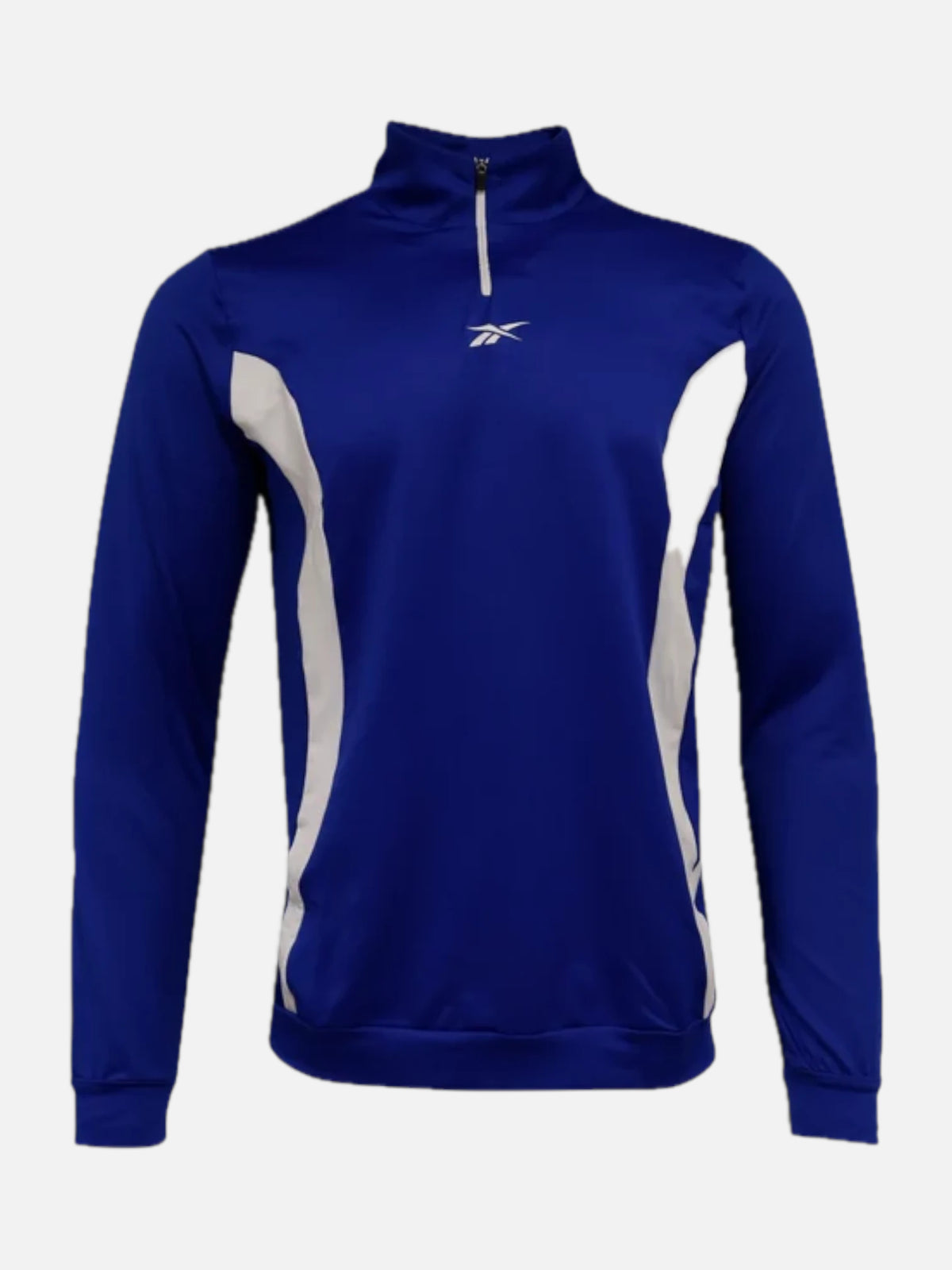 Buzo Reebok Medio Cierre Capsula Futbol Azul — vista principal
