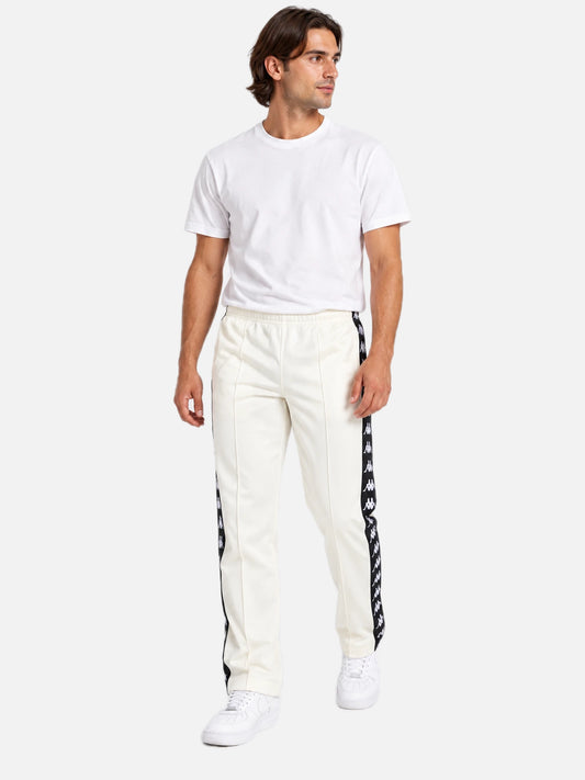 Pantalon Kappa 222 Banda Astoriazz Blanco Cream-Negro — vista principal