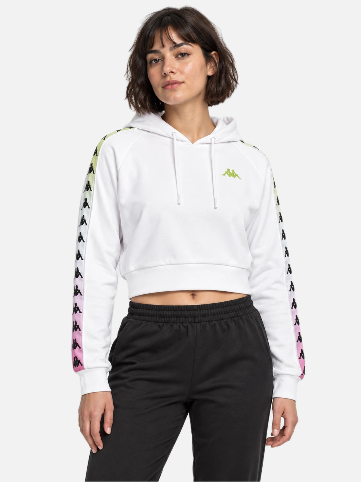 Buzo Mujer Kappa Tamas Degrade Blanco-Fuxia-Lime — vista principal