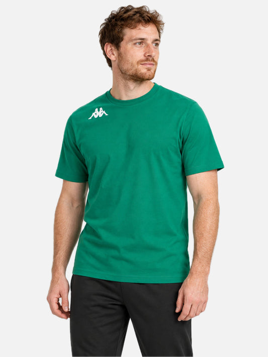 Remera Kappa Kappa4training Brizzo Verde Blanco — vista principal