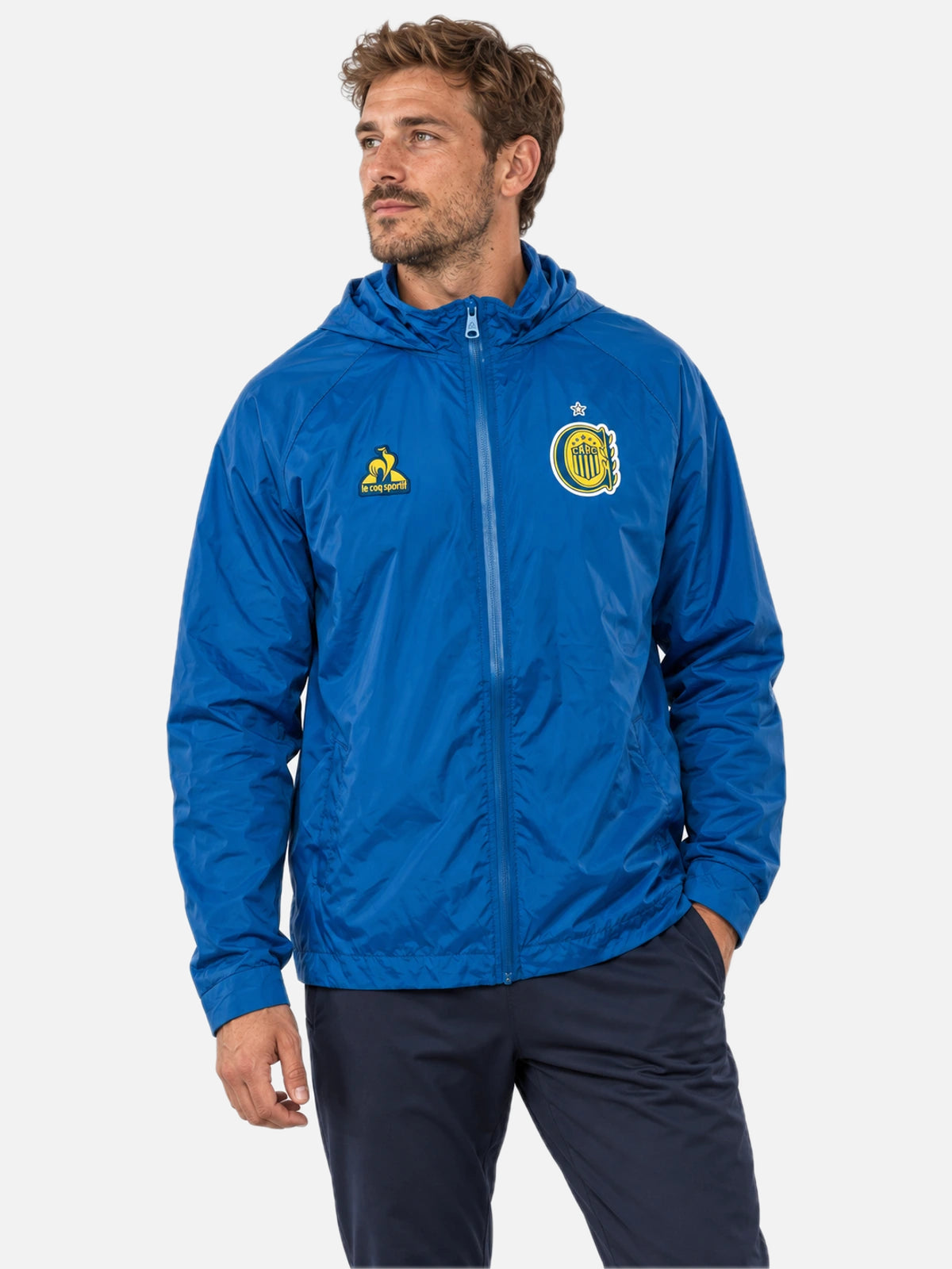 Campera Le Coq Sportif Carc Rompeviento Ent 1 2026 Azul — vista principal