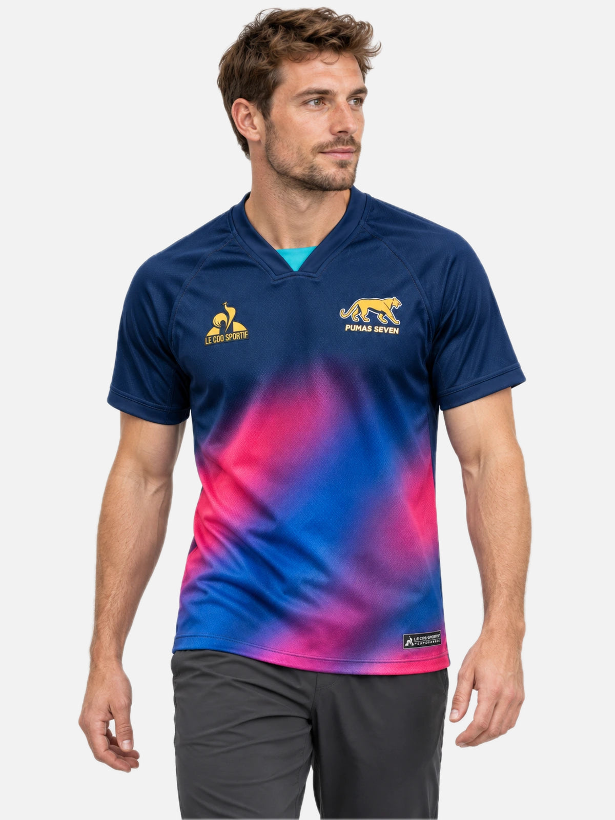 Remera Le Coq Sportif Seven Maillot Match 26 No Sp Awa Azul — vista principal