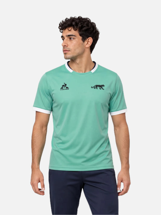 Camiseta Le Coq Sportif Pumas Maillot Entrai. Ss N°3 M C Aqua — vista principal