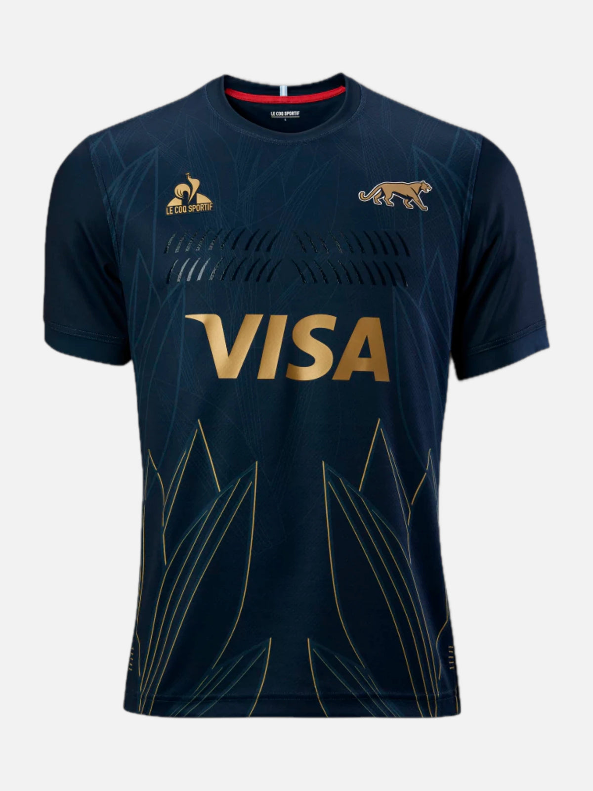 Camiseta Le Coq Sportif Pumas Xv Maillot Match 24 Sp Ss Petrol — vista principal