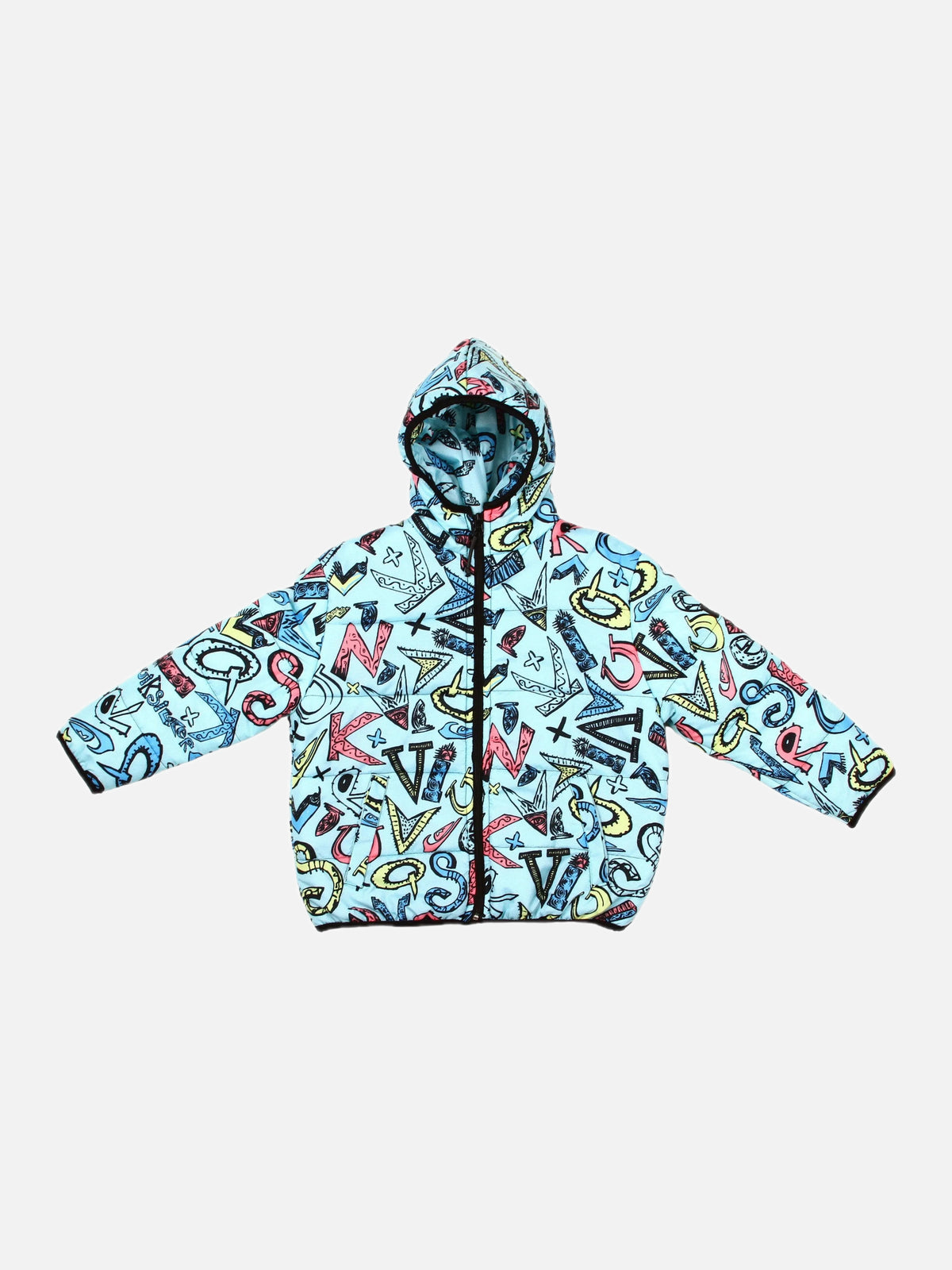 Campera Niño Quiksilver Scaly Print Boys Verde Agua — vista principal