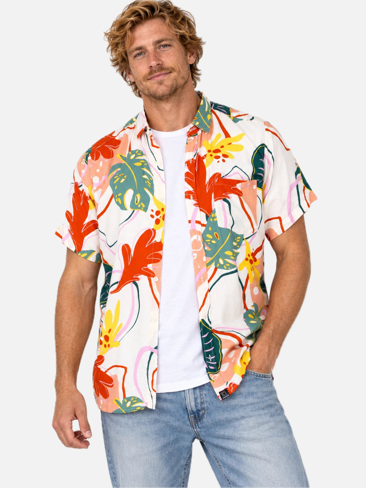Camisa Gotcha Goolwa Blanco — vista principal