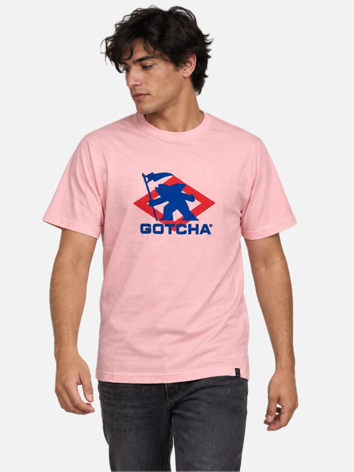 Remera Gotcha Sharkman Rosa Claro — vista principal