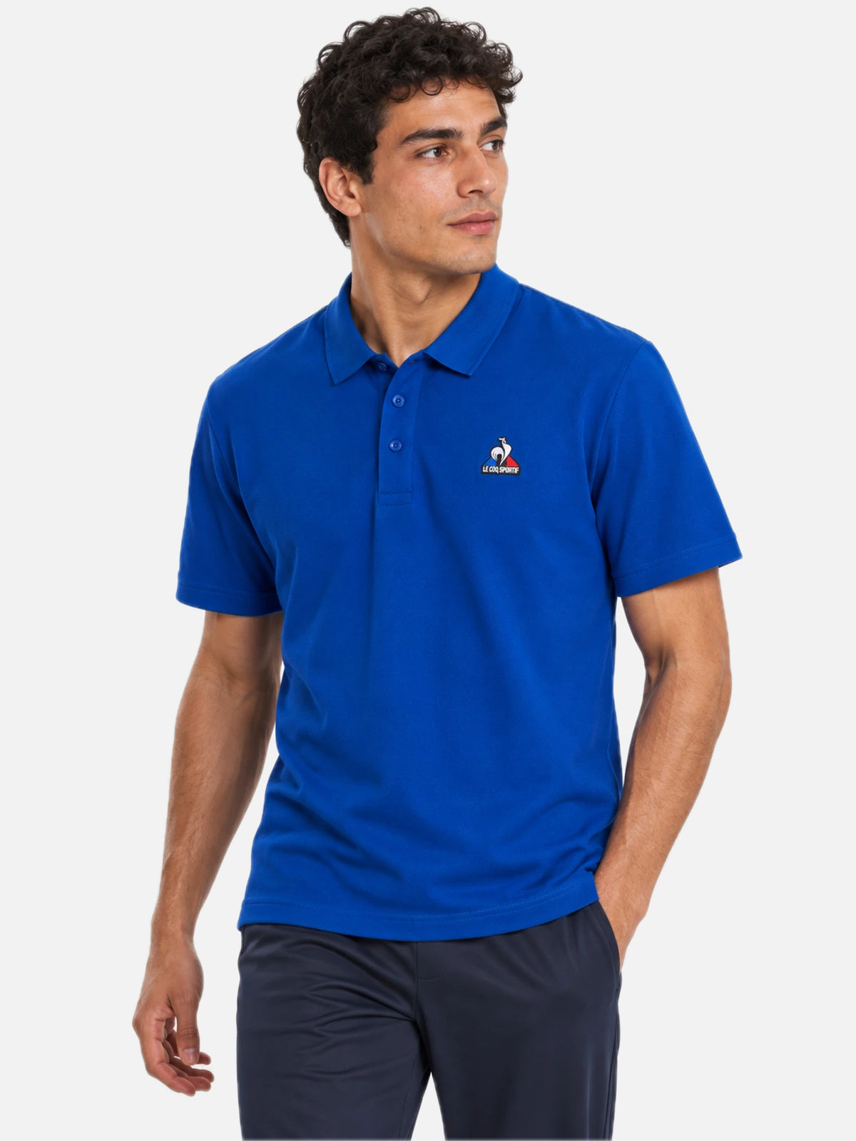 Chomba Le Coq Sportif Polo Pique Essentiel Azul Francia — vista principal