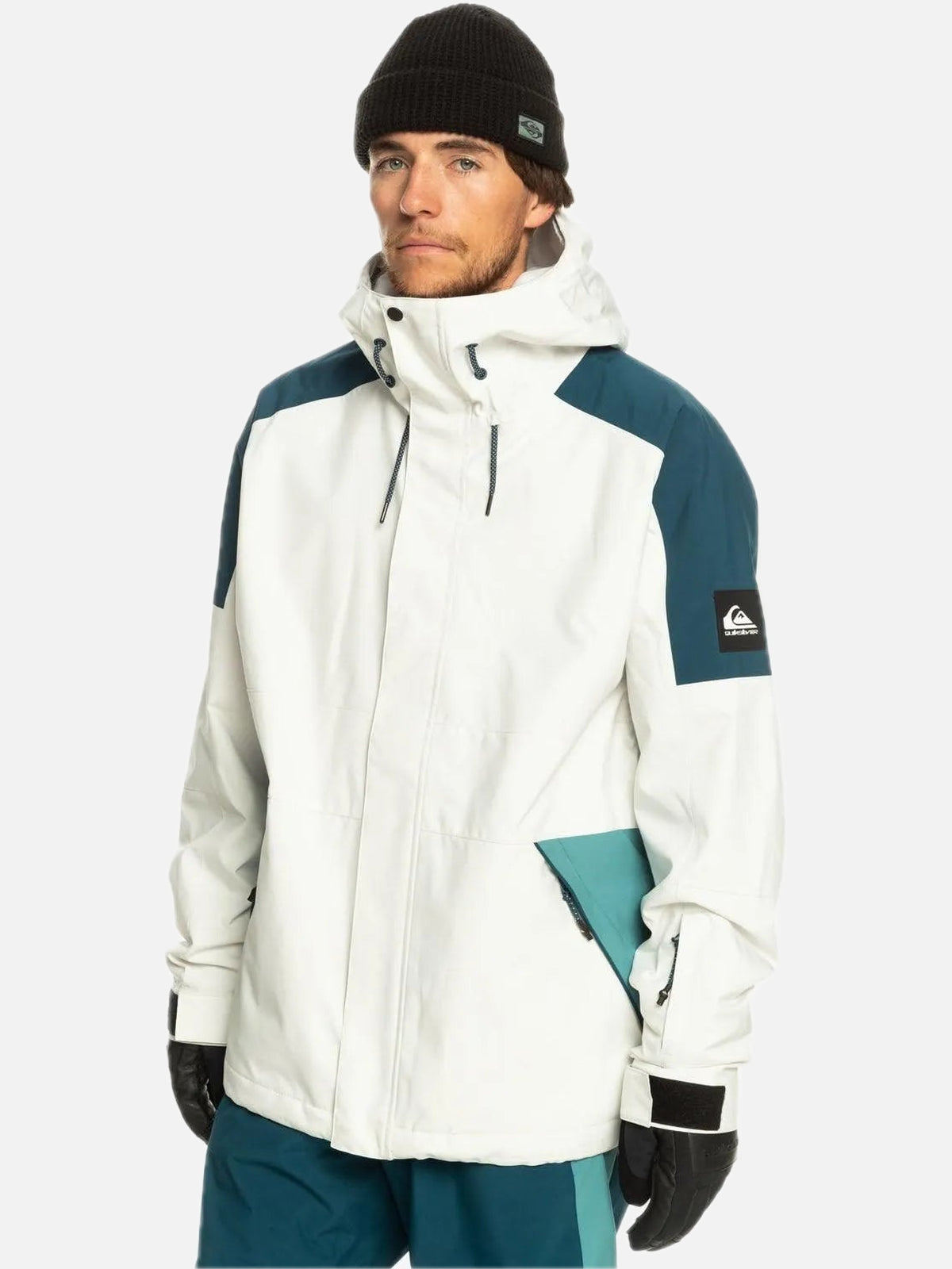 Campera Quiksilver Snow Radicalo Blanco Azul — vista principal