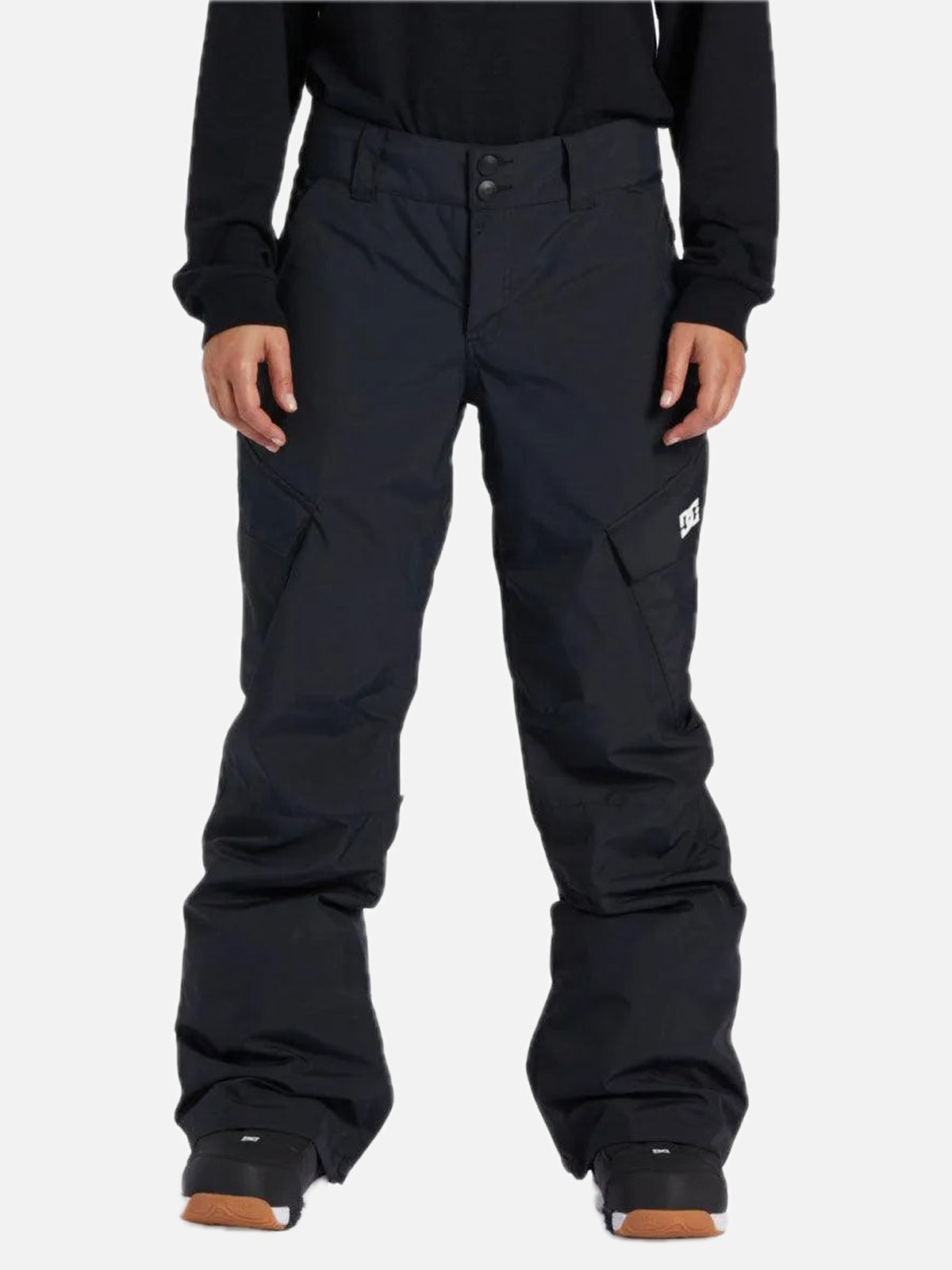 Pantalon Dc Snow Nonchalant Mujer Negro — vista principal
