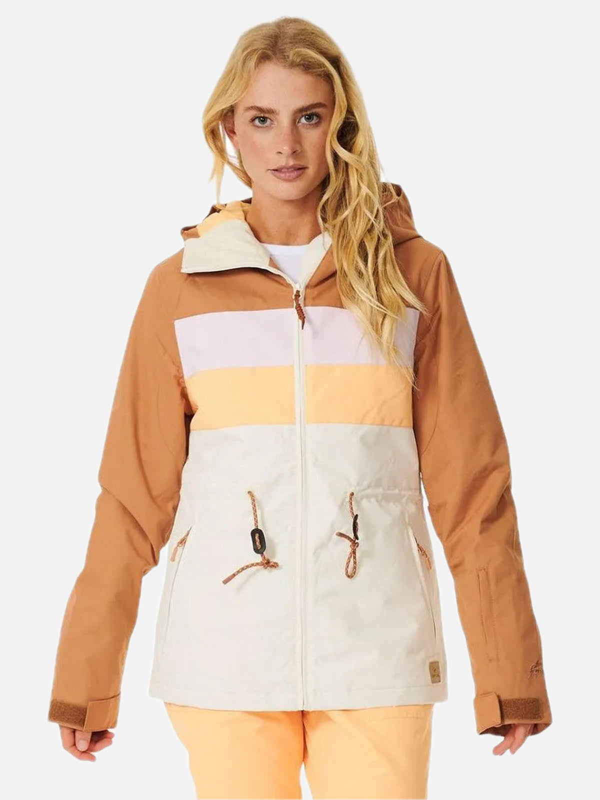 Campera Snow Rip Curl Rider Betty Marron Crudo — vista principal