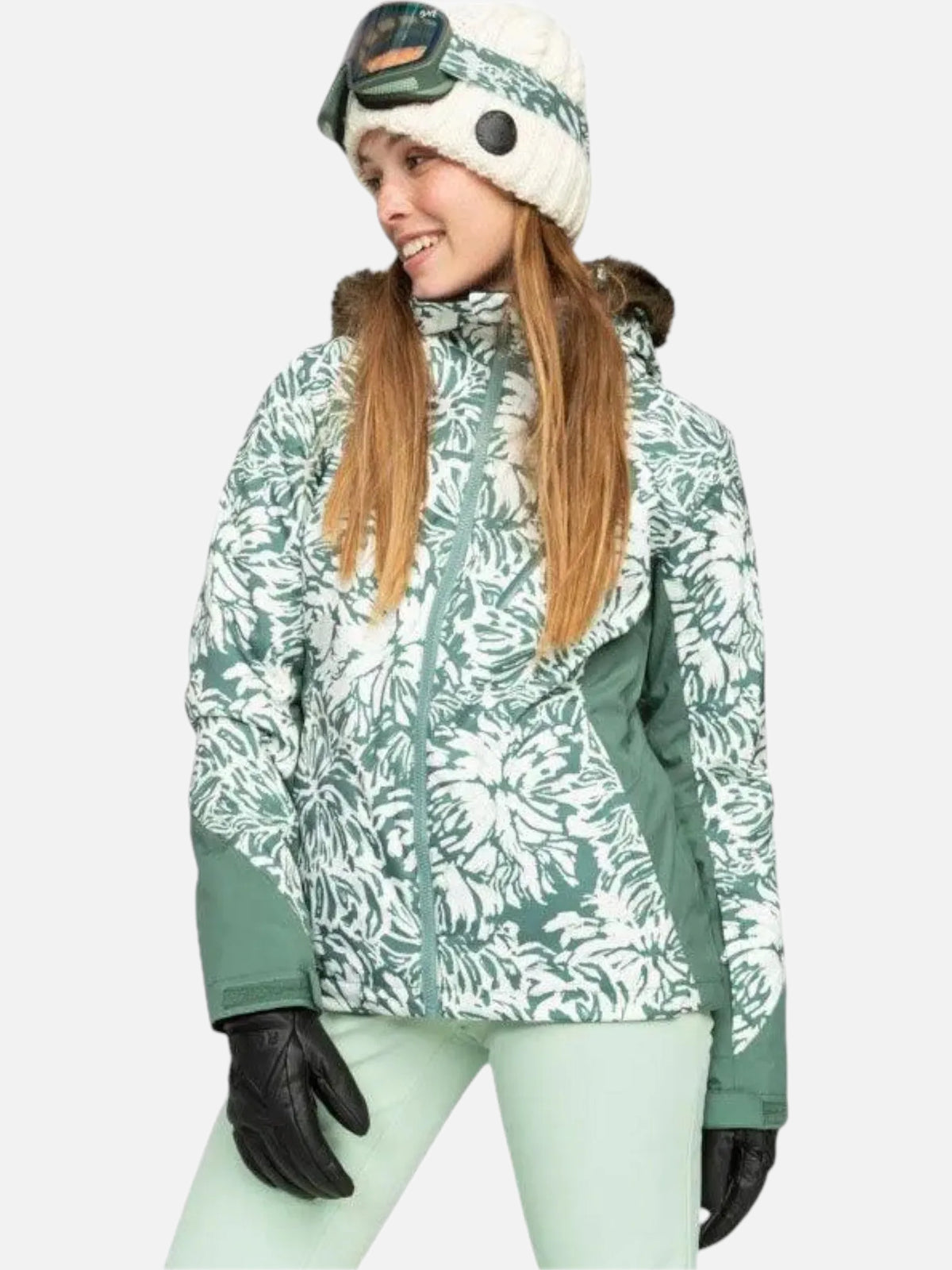 Campera Roxy Snow Jet Ski Premium Verde — vista principal