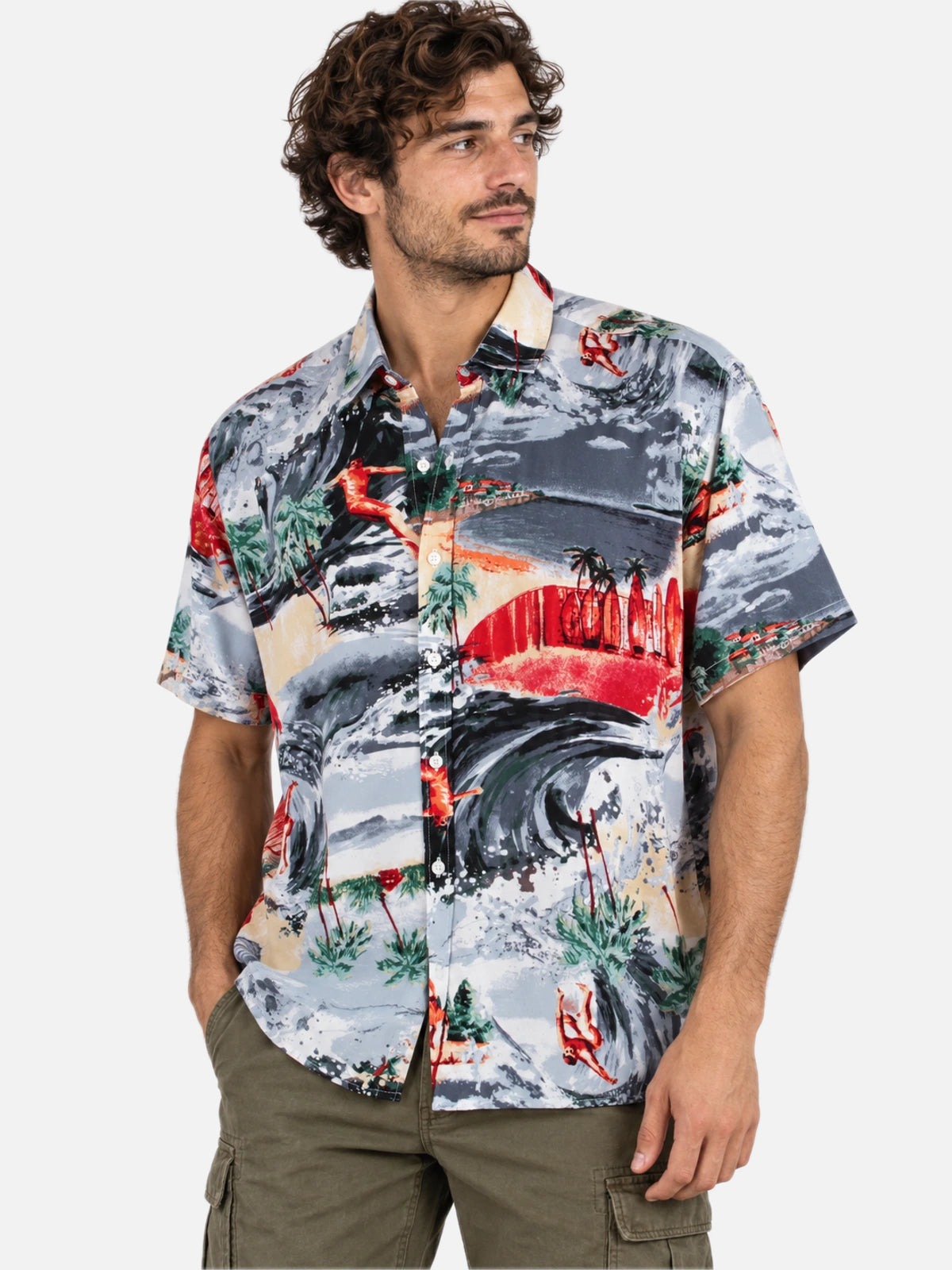 Camisa Gotcha Surfing Azul — vista principal